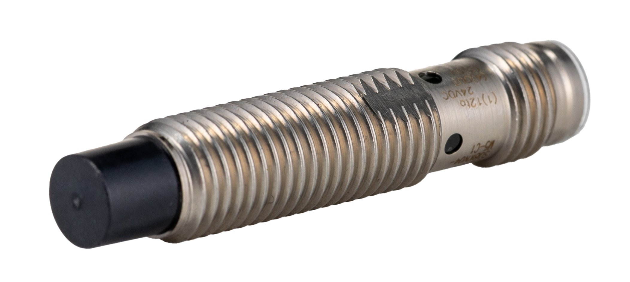 Omron Inductive Threaded Barrel Proximity Sensor, M8, 4 mm Detection, NPN NO, 12 → 24 V dc