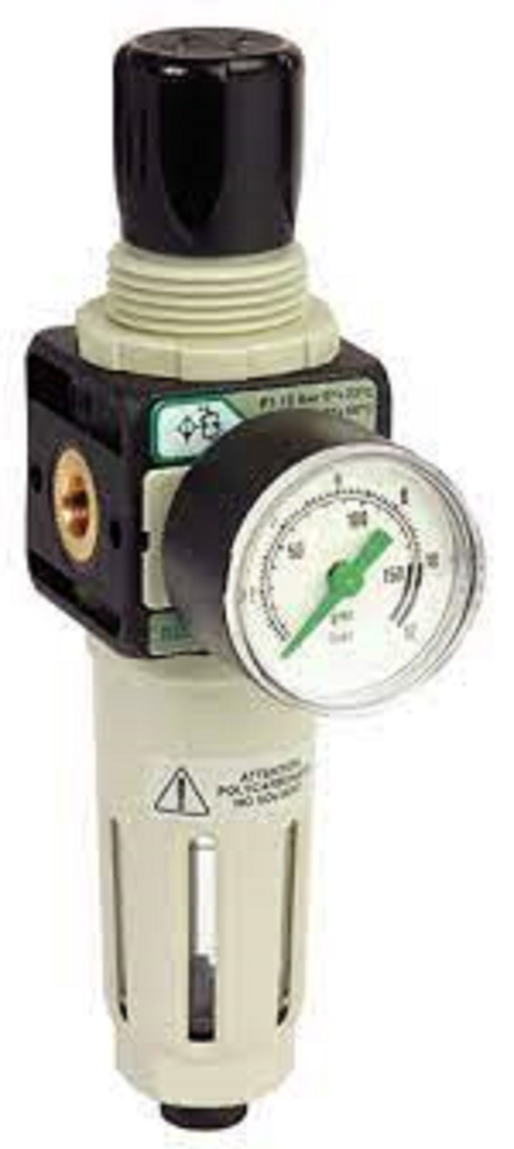 EMERSON – ASCO 342 Air Filter Regulator, 25μm, G 1/4, Semi Automatic, 12 bar