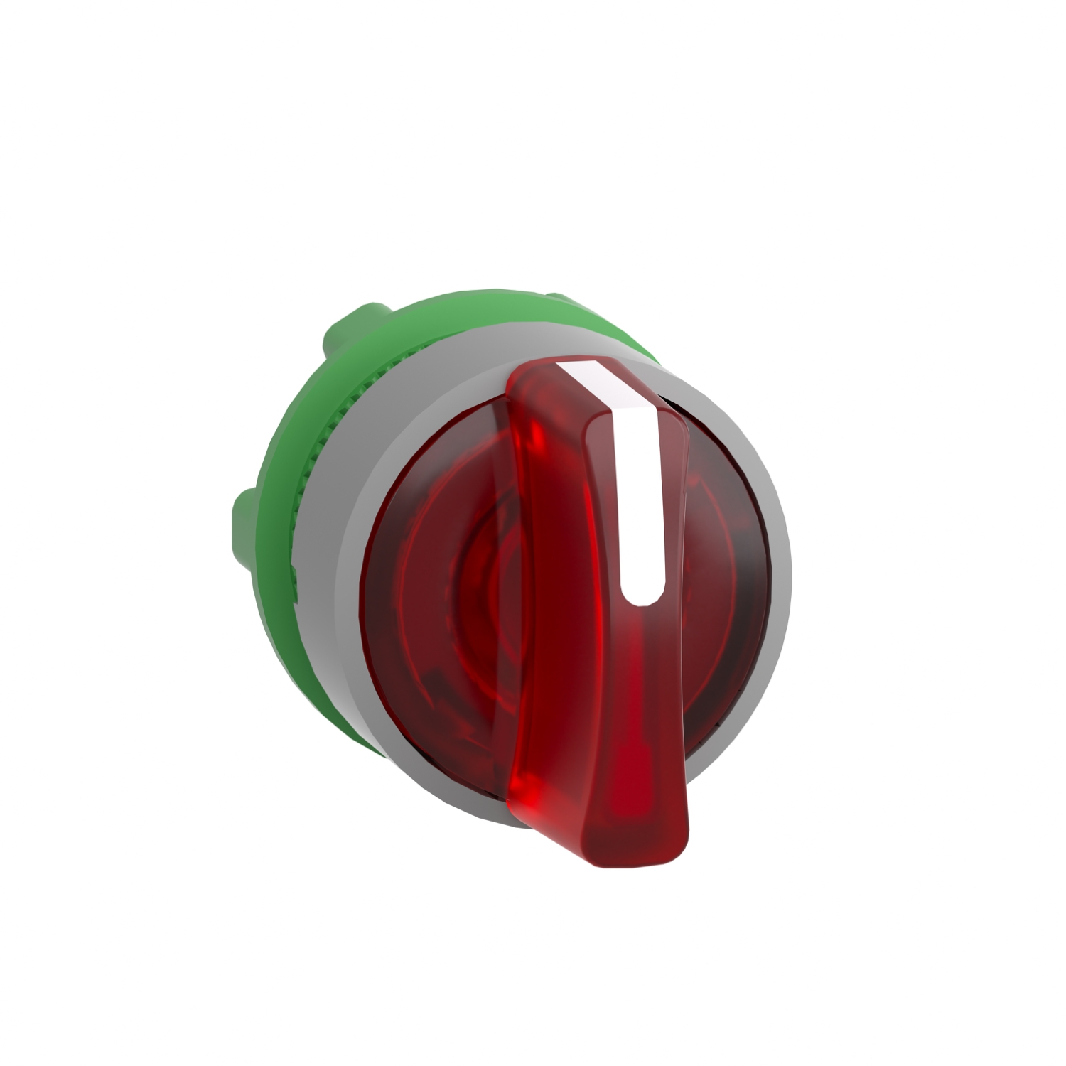 Schneider Electric ZB5 Series 3 Position Selector Switch Head, 22mm Cutout, Red Handle