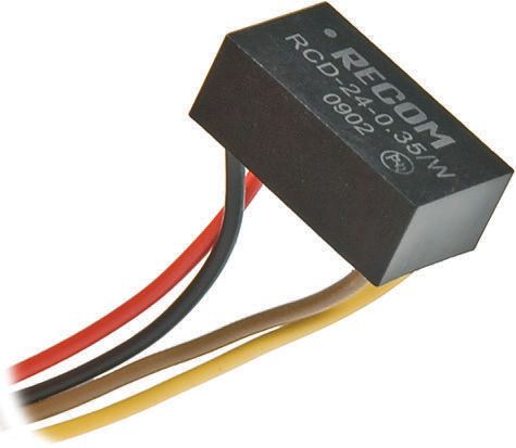 Recom LED Driver, 2 → 35V dc Output, 21W Output, 600mA Output, Constant Current Dimmable