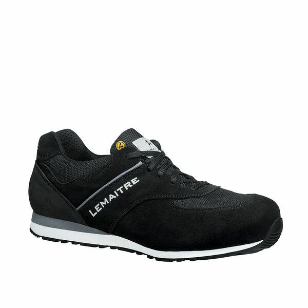 LEMAITRE SECURITE JOEY Unisex Black Composite Toe Capped Safety Trainers, UK 12, EU 47