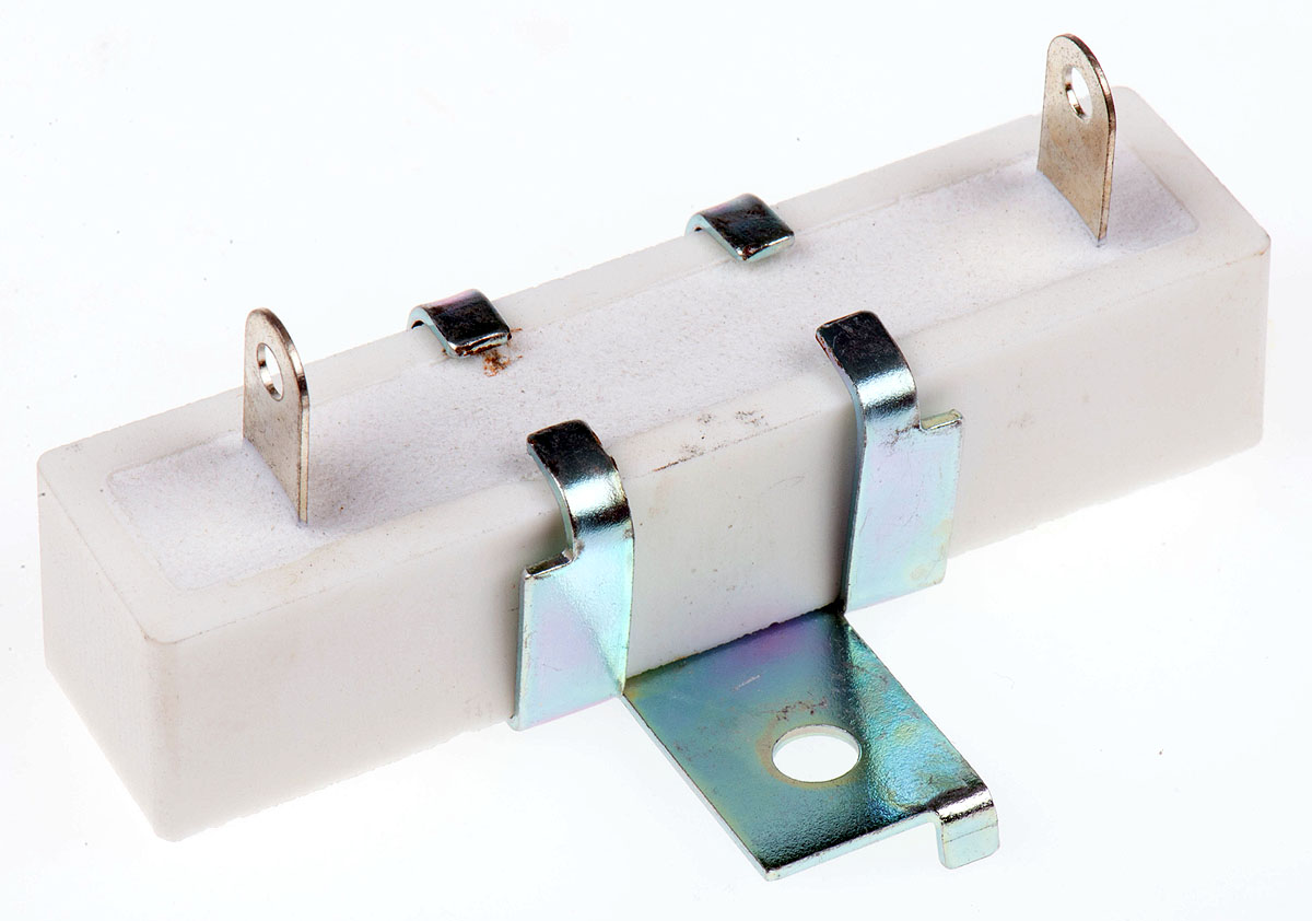 TE Connectivity, 10Ω 20W Wire Wound Chassis Mount Resistor SQBW2010RJ ±5%