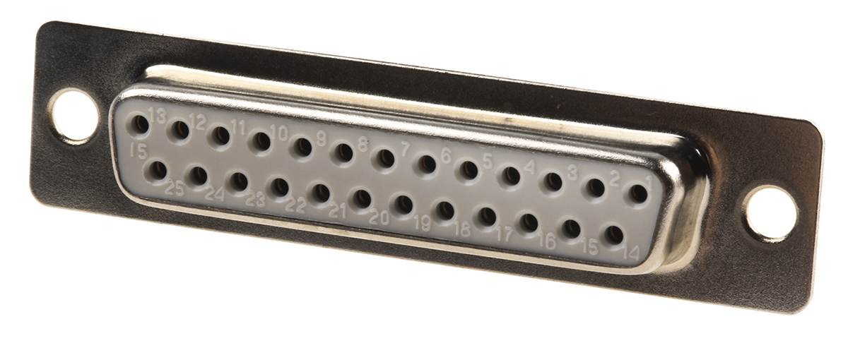 Wurth Elektronik 618 25 Way Cable Mount D-sub Connector Socket, 2.77mm Pitch