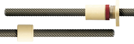 Igus Lead Screw, 10mm Shaft Diam. , 500mm Shaft Length
