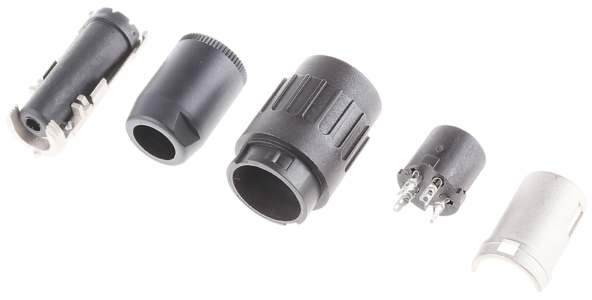 Amphenol Industrial, C 091 B 4 Pole M16 Din Socket, 5A, 300 V ac, Female, Cable Mount
