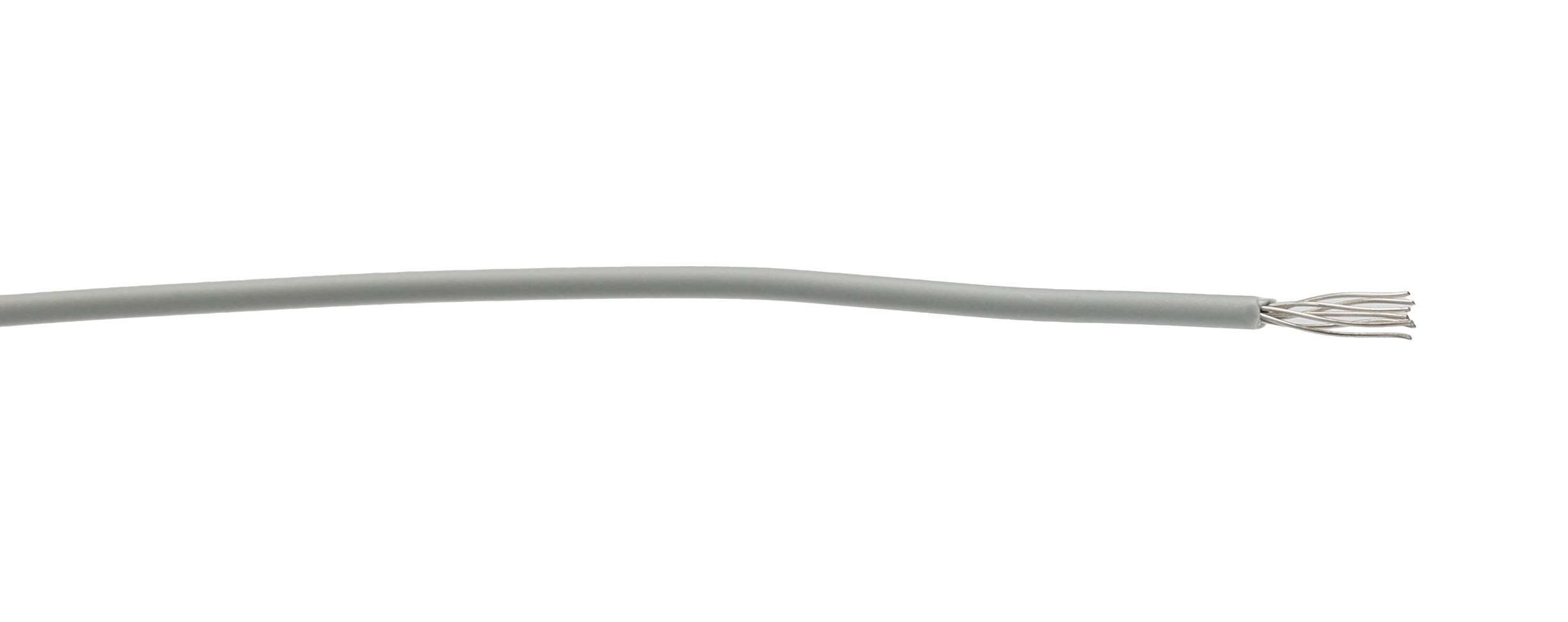Alpha Wire Ecogen Ecowire Series Grey 0.13 mm² Hook Up Wire, 26 AWG, 7/0.16 mm, 30m, MPPE Insulation, 6711 SL005