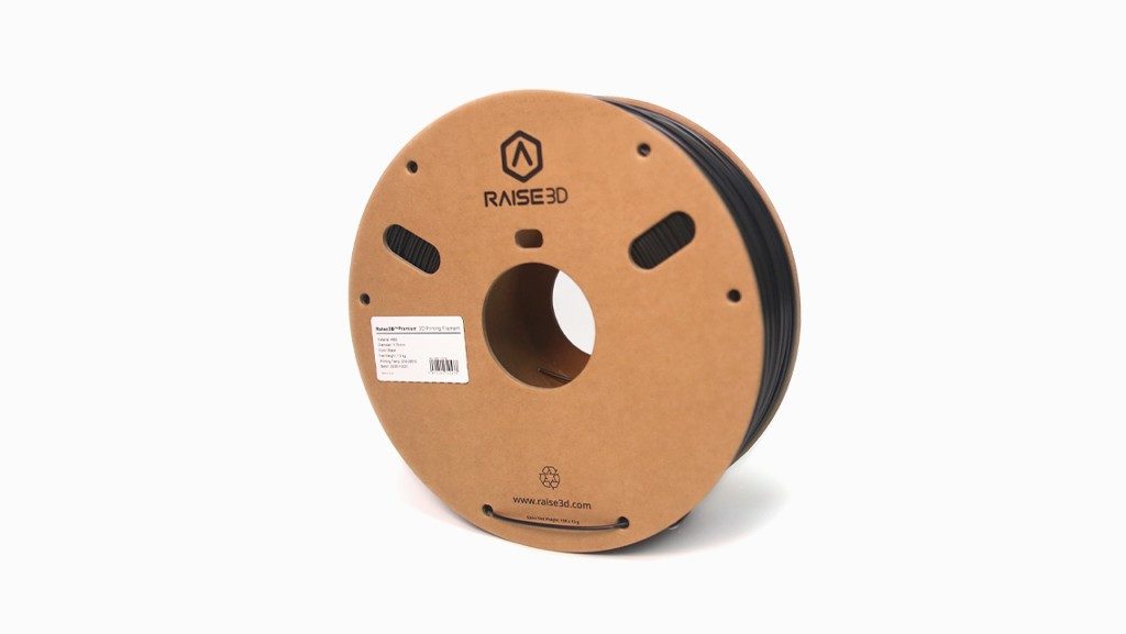Raise3D 1.75mm Black ABS 3D Printer Filament, 1kg