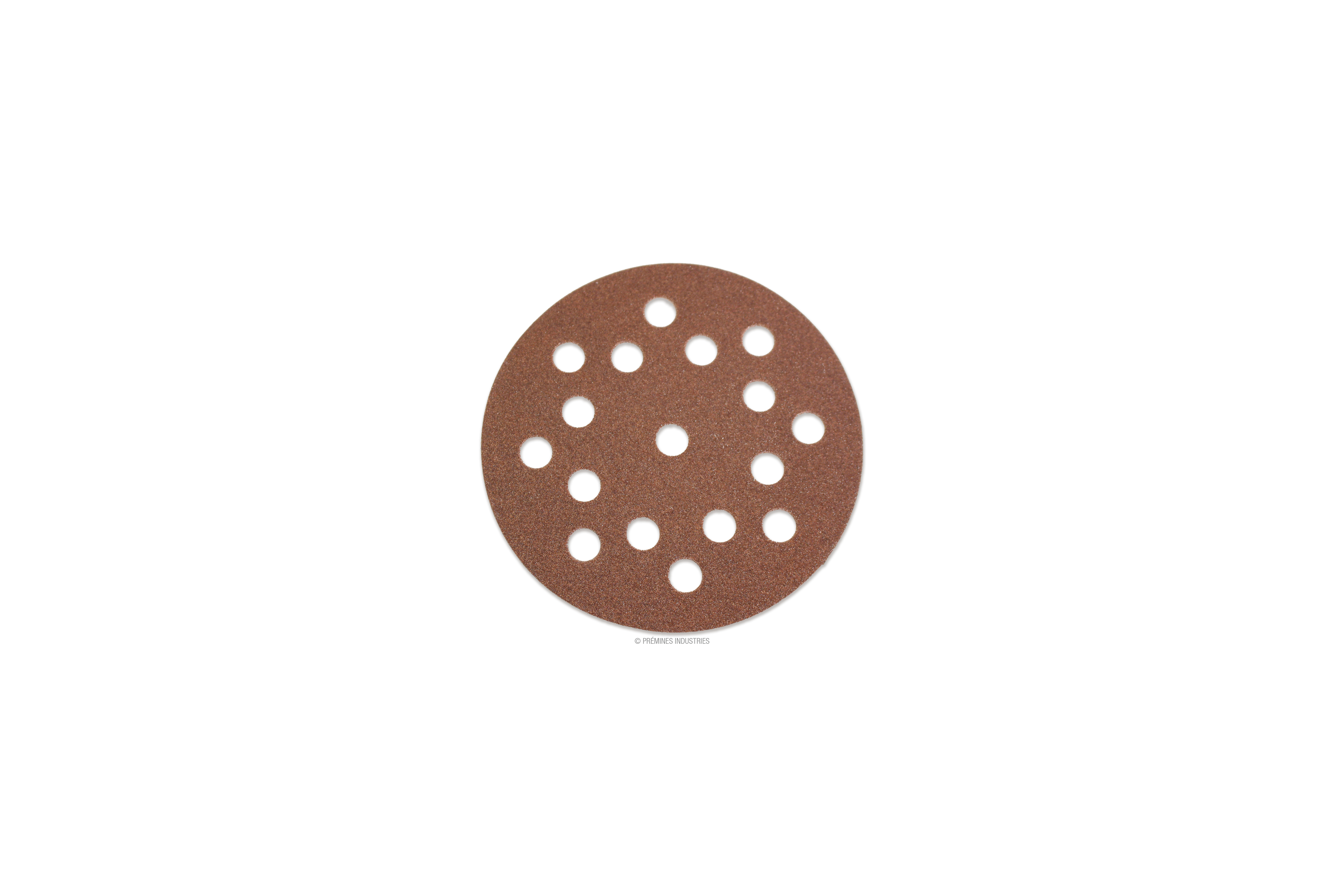 PREMINES REDOXAL VELCRO Aluminium Oxide Sanding Disc, 125mm, P120 Grit, 10 in pack
