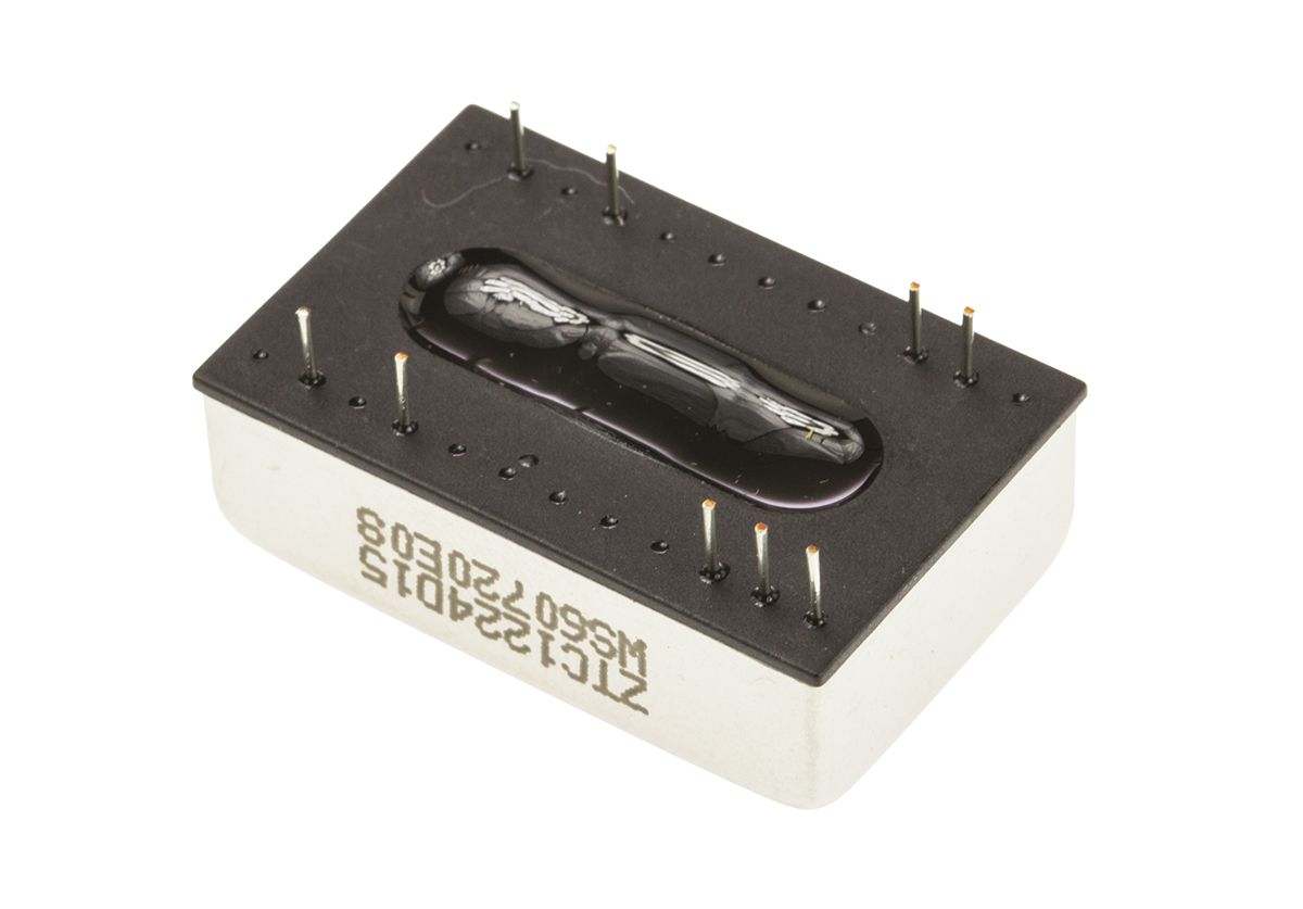 TRACOPOWER THD 12 DC-DC Converter, ±15V dc/ ±400mA Output, 18 → 36 V dc Input, 12W, Through Hole, +85°C Max Temp