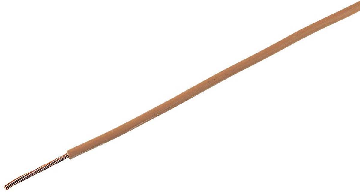 Prysmian 6491X Series Brown 1.5 mm² Hook Up Wire, 7/0.53 mm, 100m, 20145125