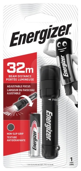 Energizer LED Torch Black 30 lm, 90 mm