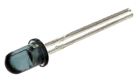 Optek OP505A IR Receiver, Through Hole, 3.18 (Dia.) x 5.84mm