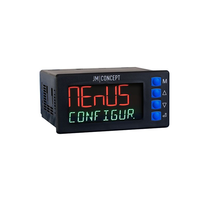 JM CONCEPT XALIS 1000 LCD Display, Two Color Digital Digital Panel Multi-Function Meter for Strain Gauge, 45mm x 92mm