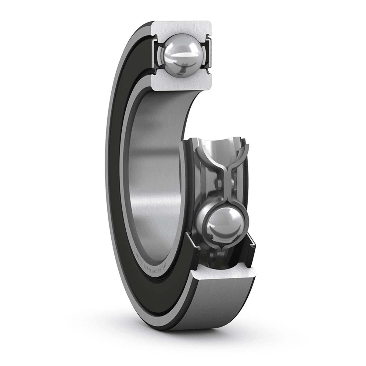 SKF 6203-2RSH/C4 1 Row Ball Bearing - 17 mm ID, 40 mm OD