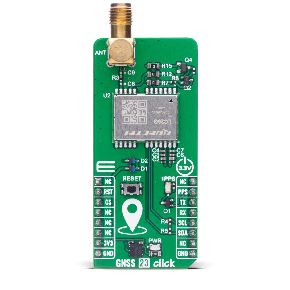 MikroElektronika GNSS 23 Click GNSS Module GNSS Add On Board for mikroBUS 1606MHz MIKROE-6526