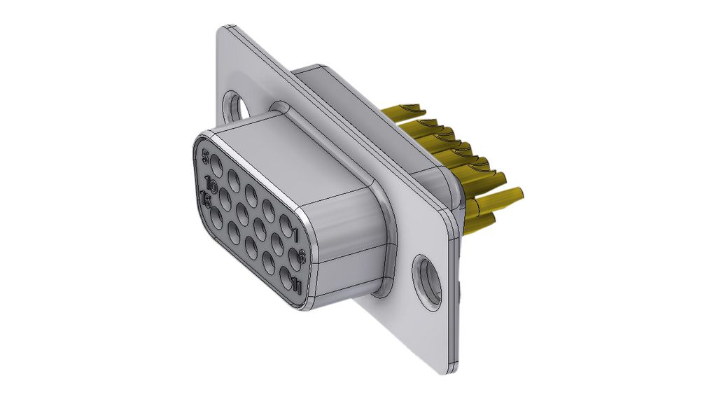 Deltron Connectors HD Series D-sub Connector