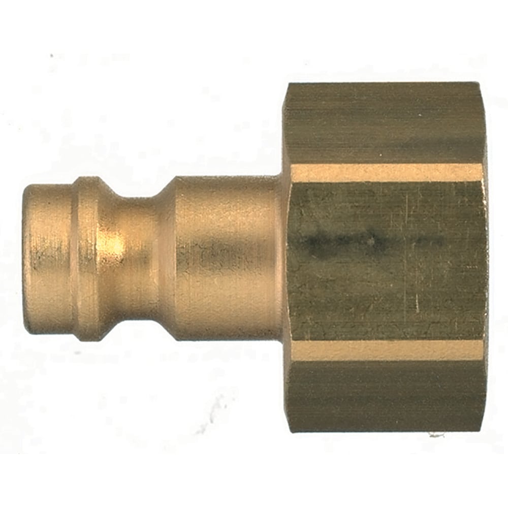Legris Nickel Plated Brass Female Pneumatic Quick Connect Coupling, 1/8 in Female Female Thread