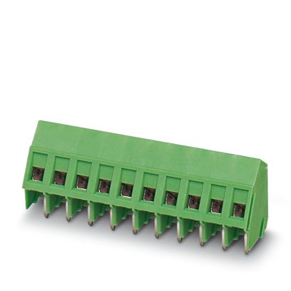 Phoenix Contact PCB Terminal Block, 2-Contact, 5mm Pitch, Wave Soldering, 1-Row, Plug In, Screw Termination