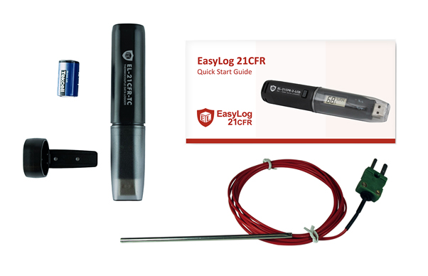 Lascar EL-21CFR-TC Temperature Data Logger, USB, 1 Input Channel(s)