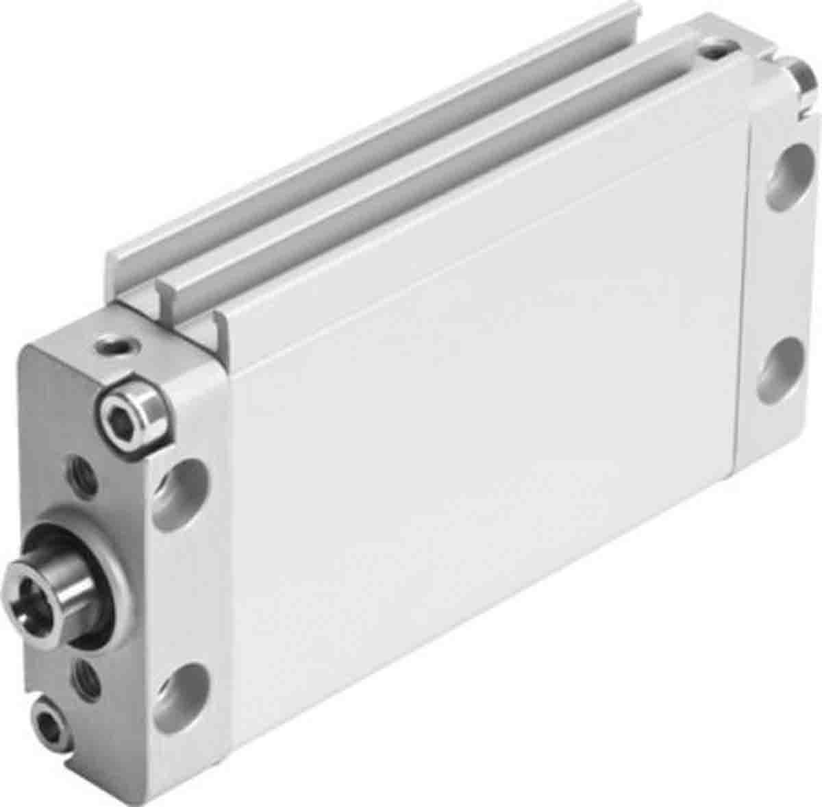 Festo Pneumatic Compact Cylinder - 164033 25 mm Bore, 125 mm DZF Series, Double Acting Acting