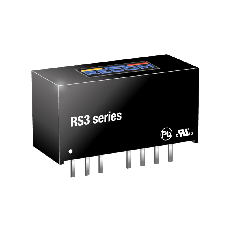 Recom RS3 DC-DC Converter, ±5V dc/ ±125mA Output, 18 → 36 V dc Input, 3W, Through Hole, +71°C Max Temp -40°C Min