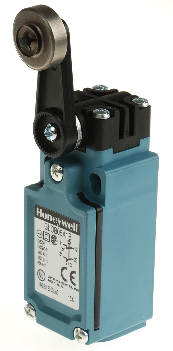 Honeywell GLD Series Limit Switch, 2NC, IP66, DPST 2NC, Thermoplastic Housing, 300V ac Max, 10A Max