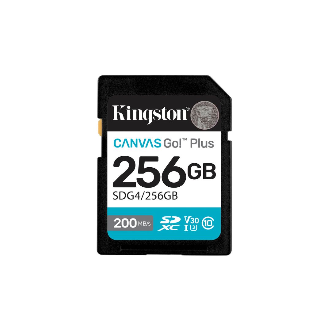 Kingston 256 GB SDXC SD Card, Class 10, U3, UHS-I, V30