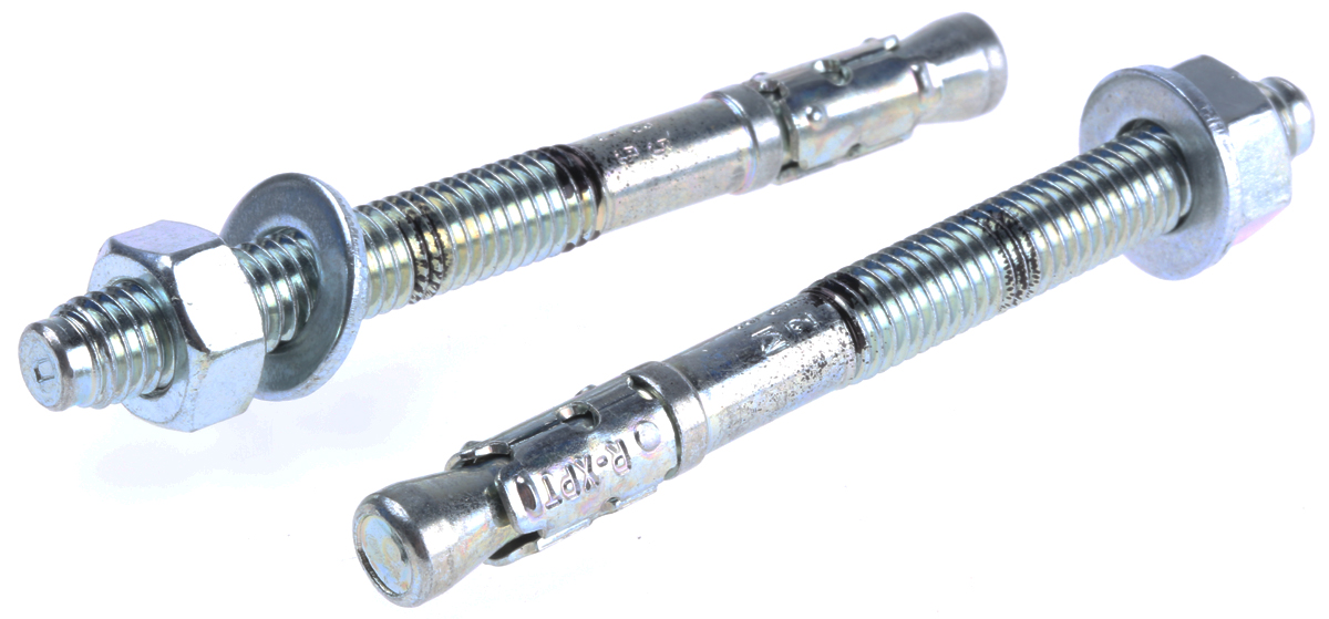 RawlPlug Steel Through Bolt 8mm x 85mm, 8mm Fixing Hole