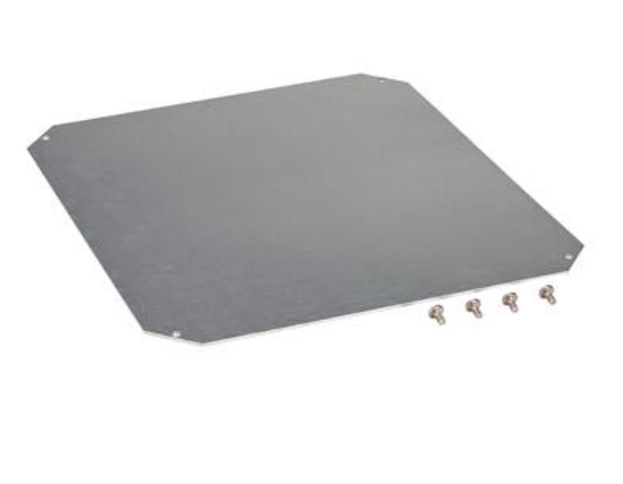 Fibox Galvanised Steel Mounting Plate, 350mm W for Use with ARCA Series