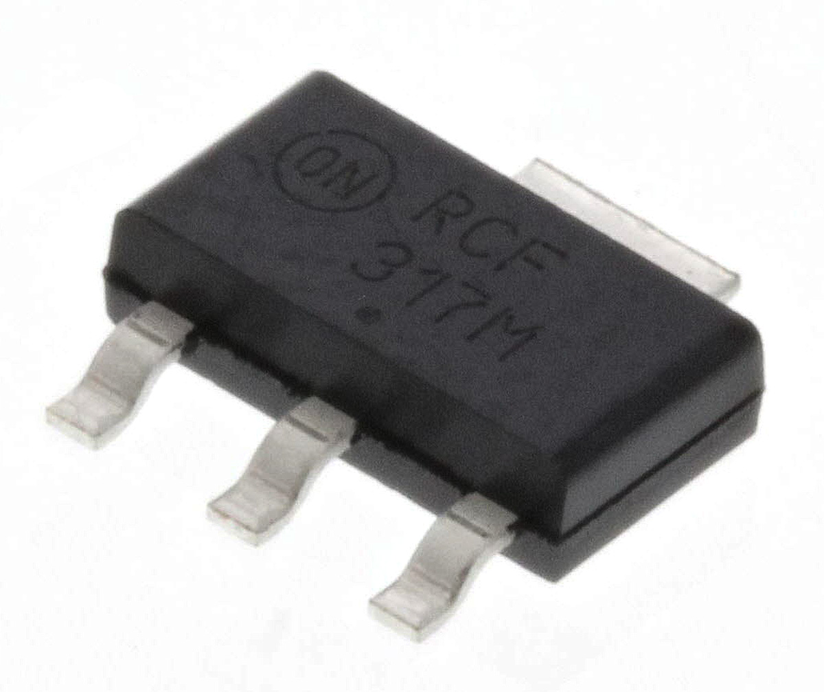 onsemi LM317MSTT3G, Voltage Regulator 40V SOT-223 4-Pin