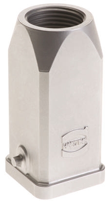 HARTING Han-INOX Heavy Duty Power Connector Hood, Top Entry