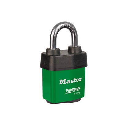 Master Lock Key Weatherproof Padlock, 8mm Shackle