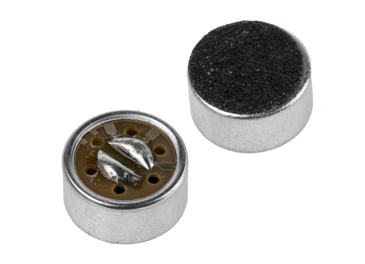 RS PRO Noise Cancelling, Surface Mount 9.7mm Microphone Condenser -40dB