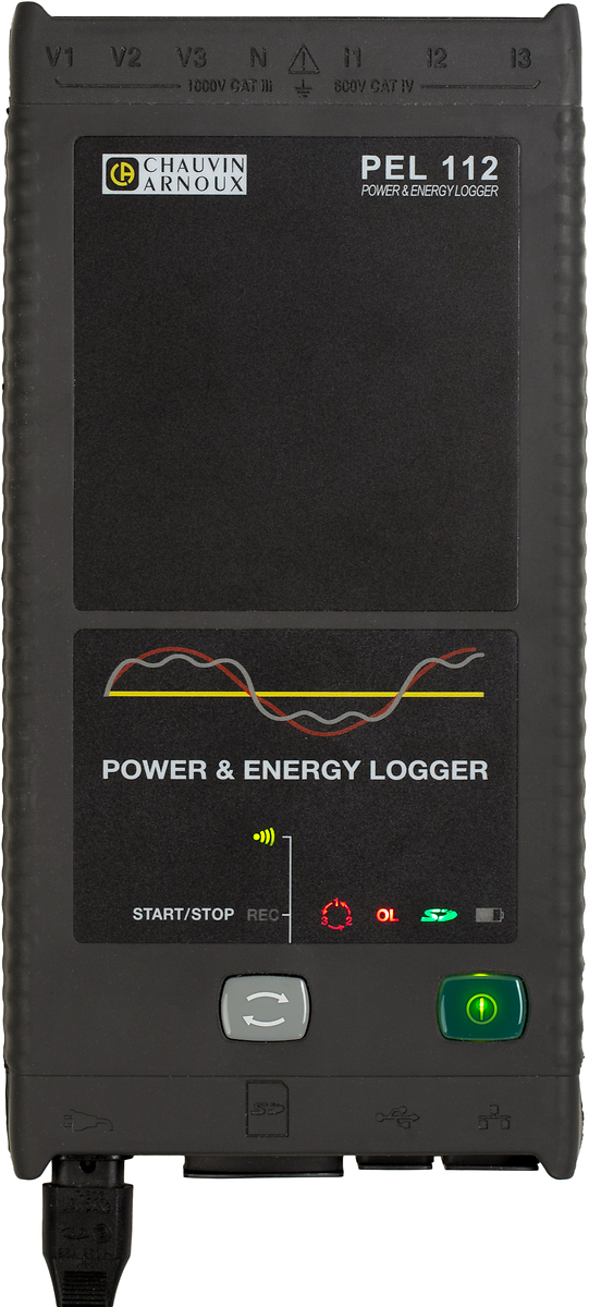 Chauvin Arnoux PEL112 Power & Energy Data Logger, Ethernet, IRD Server, USB, Wifi, 3V / 3I Input Channel(s)