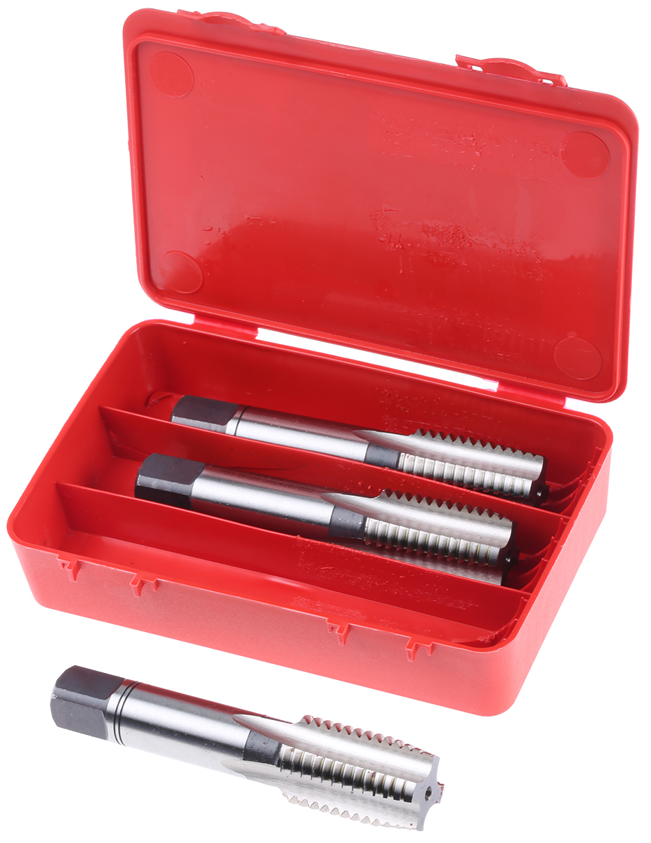 Dormer Tap Set HSS 3-Piece 3.0mm Pitch Metric Standard Hand Tap M24 Thread