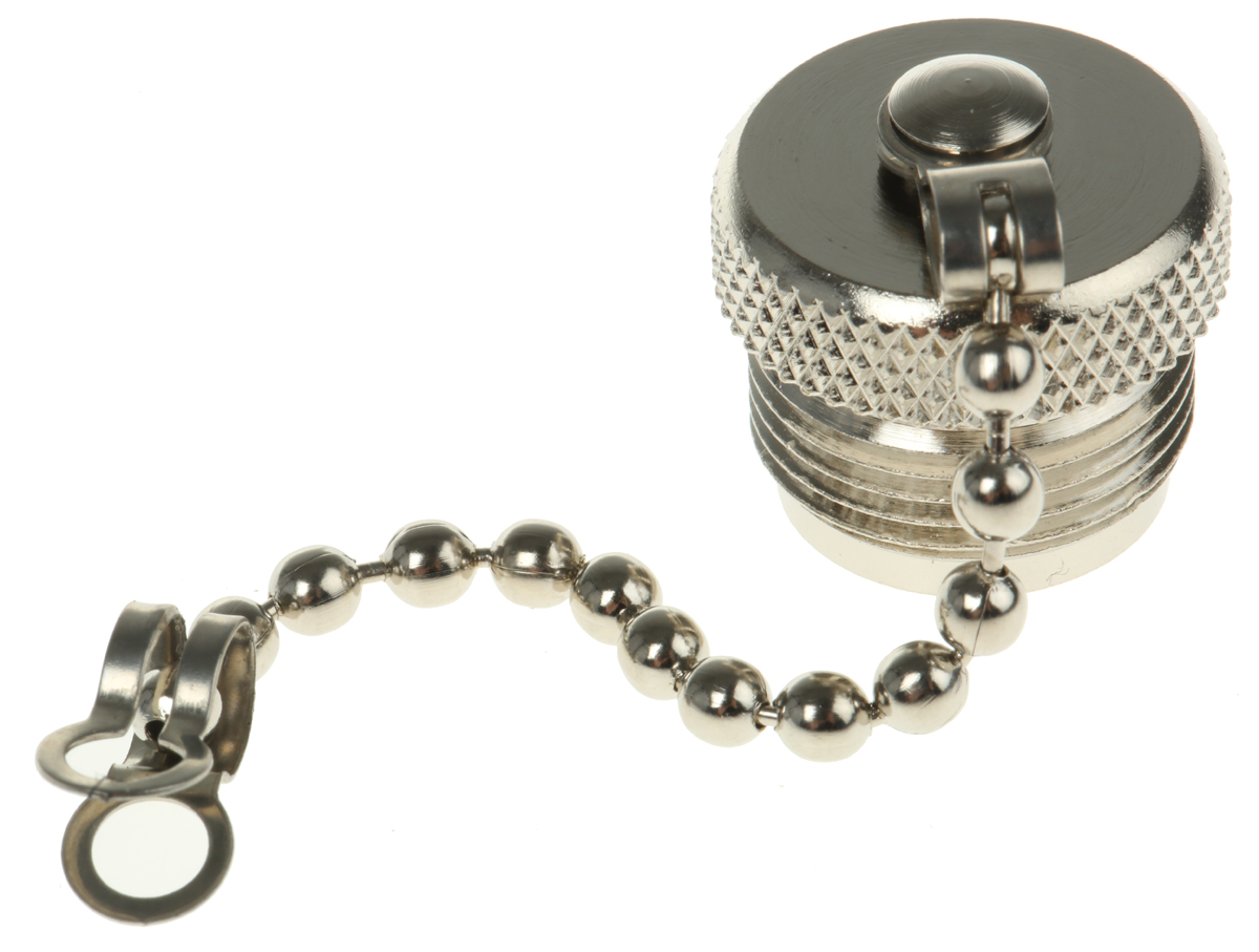 Telegartner RF Connector Dust Cap for N Type Connector Male  Cord Included