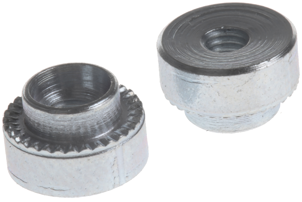 Hank Zinc plated & clear Passivated Steel Rivet Bush, M3