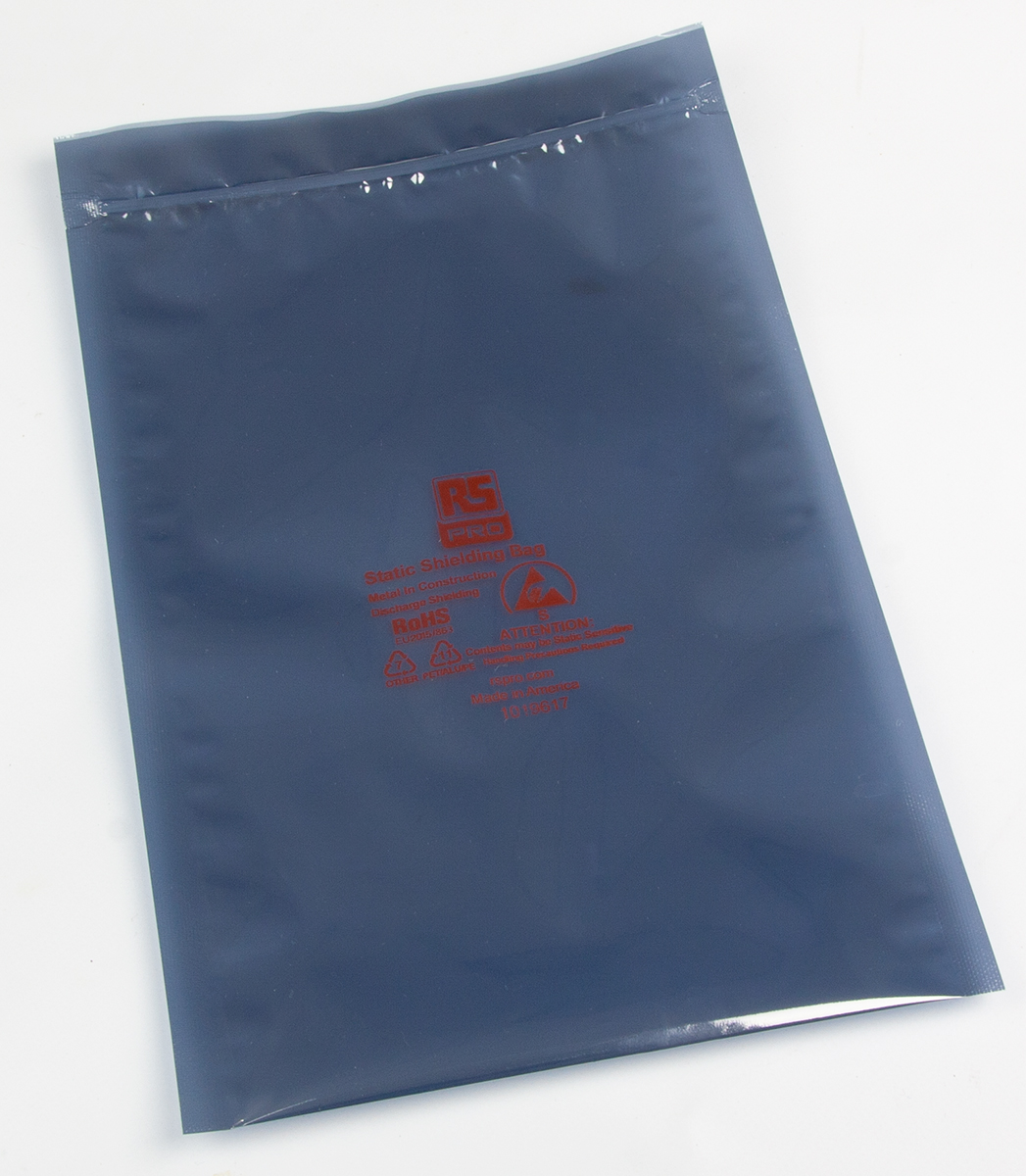 RS PRO Static Shielding Bag 457mm(W)x 457mm(L)