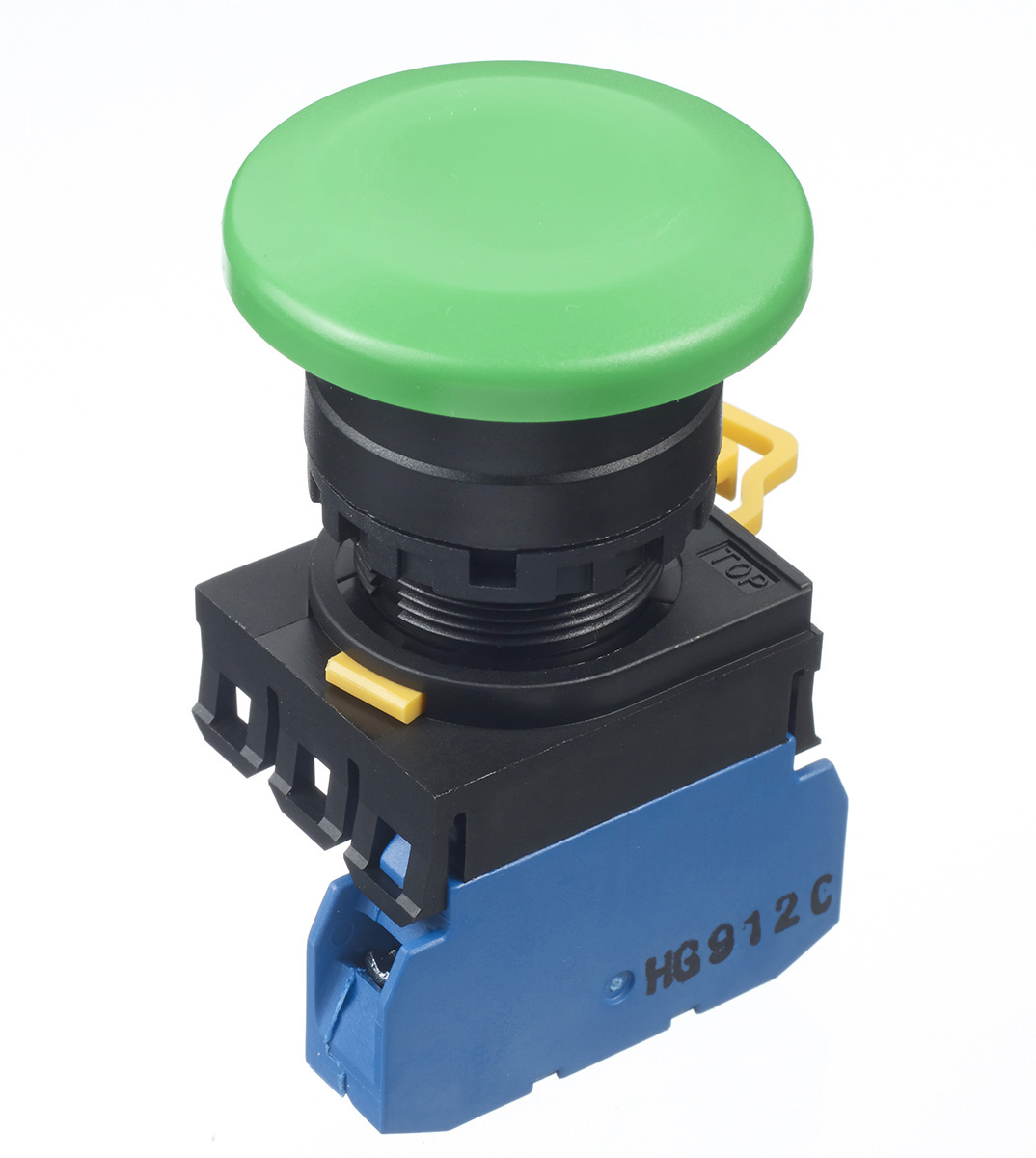 Idec YW Series Push Button Complete Unit, Panel Mount, 22mm Cutout, SPST, IP65