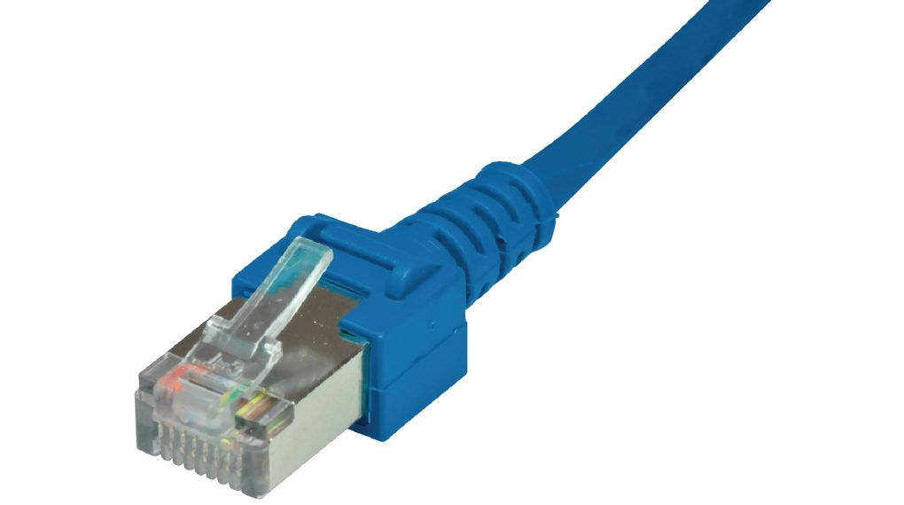 Dätwyler Cables, 1m Cat5, Blue RJ45 to RJ45, S/UTP, Terminated PVC Sheath