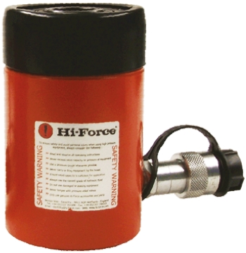Hi-Force Single, Portable Hollow Plunger Hydraulic Cylinders, HHS202, 23t, 50mm stroke