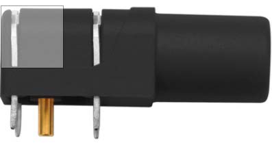 Schutzinger Black Female Banana Socket, 4 mm Connector, Solder Termination, 24A, 1000V, Gold Plating