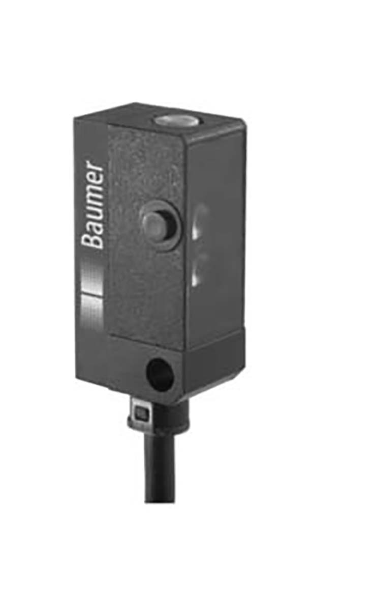 Baumer Background Suppression Photoelectric Sensor, Block Sensor, 120 mm Detection Range