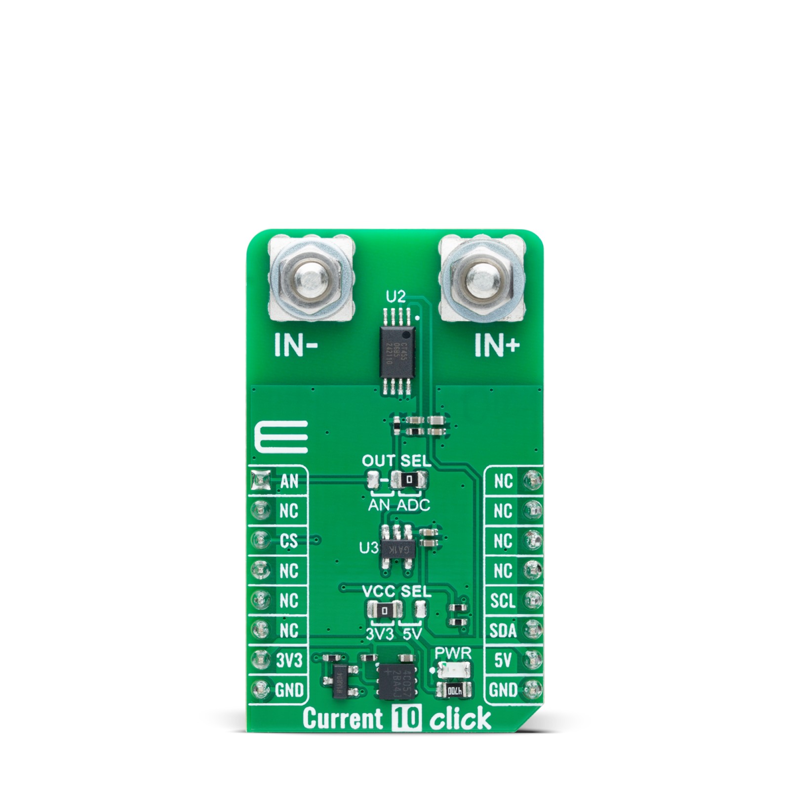 MikroElektronika High DV/Dt Optimised XtremeSense TMR Coreless Current Sensor with 1 MHz Bandwidth and Programmable Gain