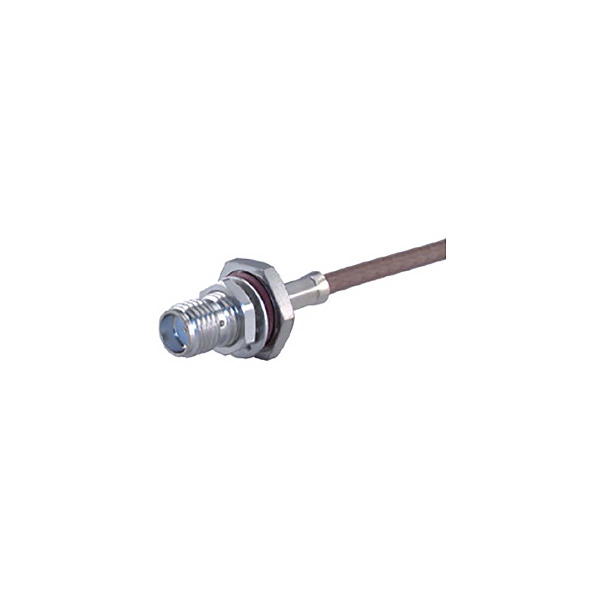 Huber+Suhner 24_SMA-50-2-46/133_NE Series, Jack Cable Mount SMA Connector, 50Ω, Crimp Termination, Straight Body