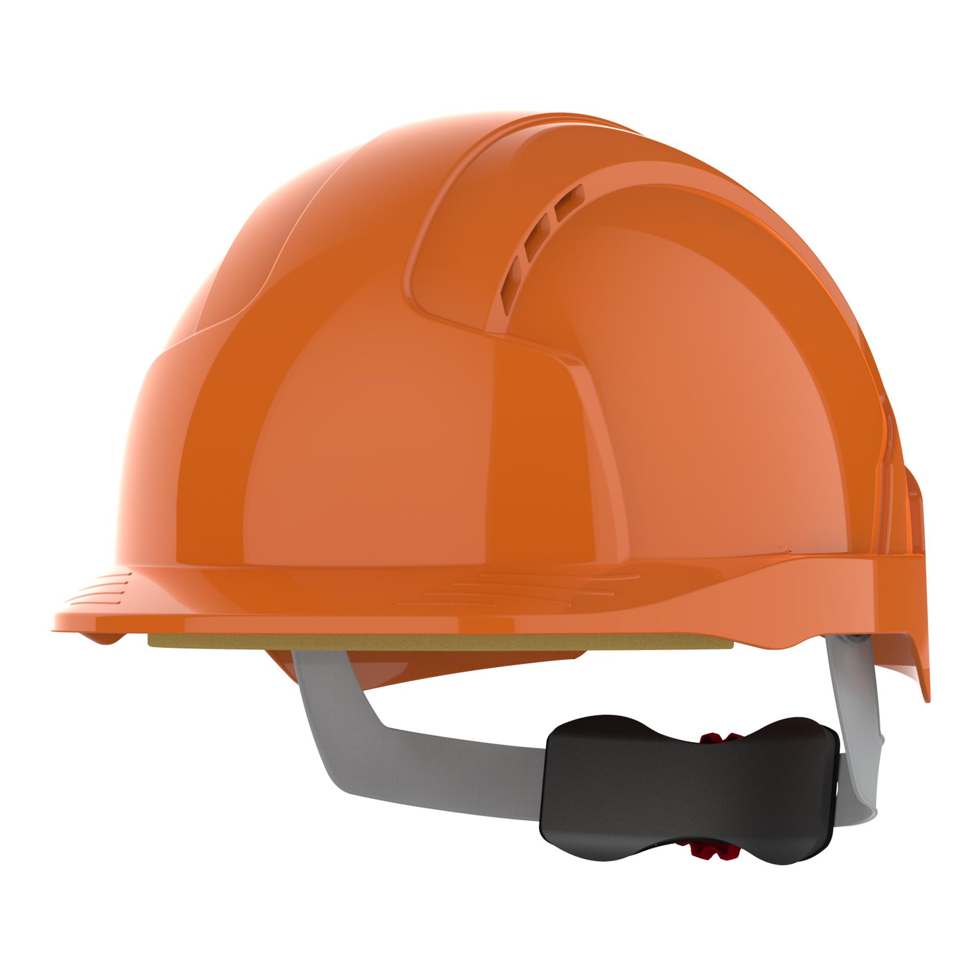 JSP EVOLite Orange Safety Helmet, Ventilated