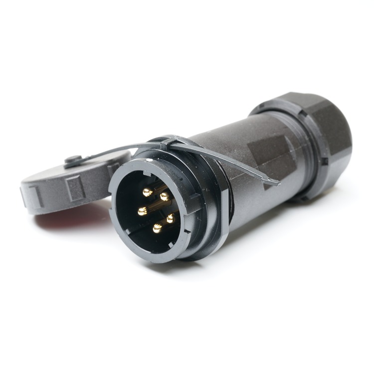 RS PRO Industrial Circular Connector, 5 Contacts, In-Line Cable Mount, SY21 Connector, Socket, Male, IP67, SY21 Series