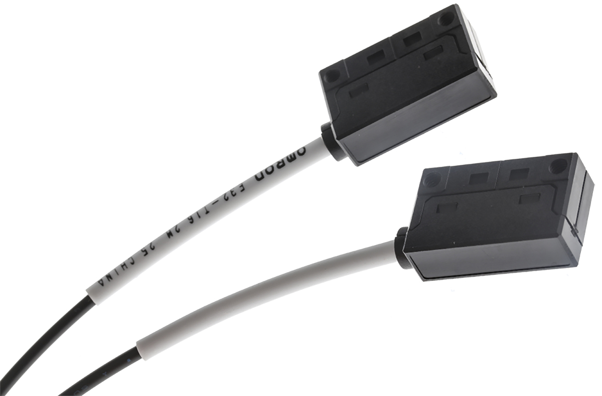Omron Plastic Fibre Optic Sensor 1850 (High Speed Mode) mm, 2800 (Standard Mode) mm, 3700 (High Resolution Mode) mm,