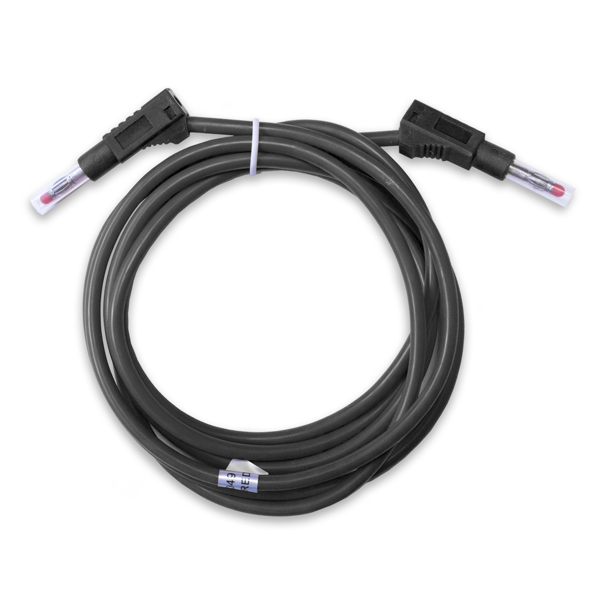 Mueller Electric Test Leads, 45A, 600V, Black, 36in Lead Length