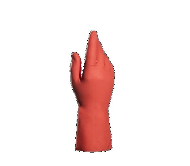 Mapa VITAL 185 Red Nylon Latex Glove, Size 6, Latex Coating